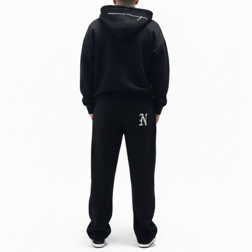 Back view with hood down